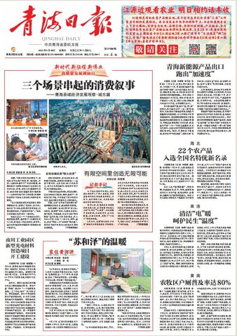 青海日报 （理论特刊）封面