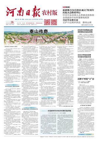 河南日报 （农村版）封面