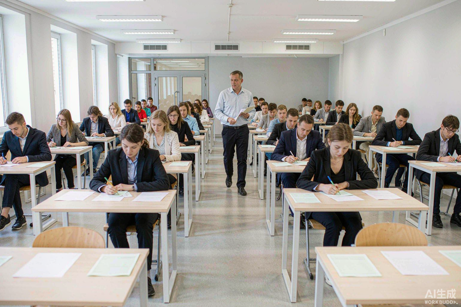 全国中级注册安全工程师考试现场(示意图)
